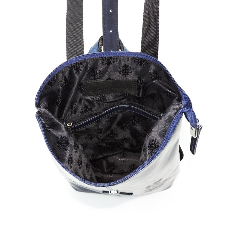 Сумка-рюкзак Natalia Kalinovskaya, "Карла" синяя Сумка-рюкзак Natalia Kalinovskaya, "Карла" синяя