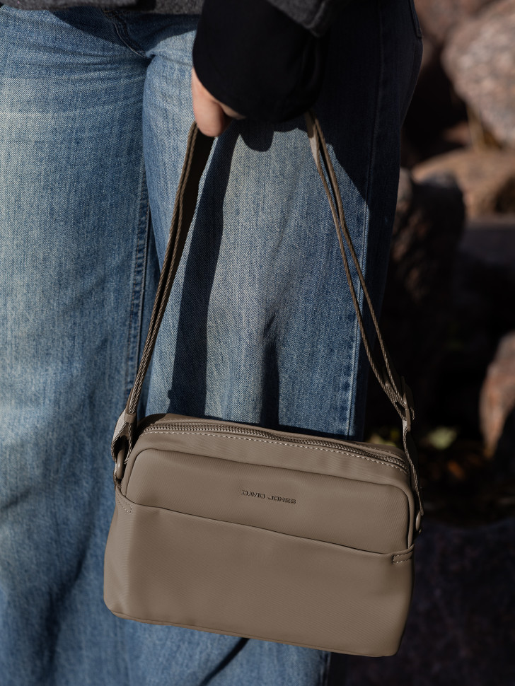 Сумка женская David Jones 7655 taupe Сумка женская David Jones 7655 taupe