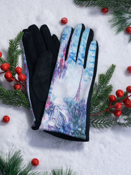 Перчатки женские Ангел 111-24 Эйф.башня