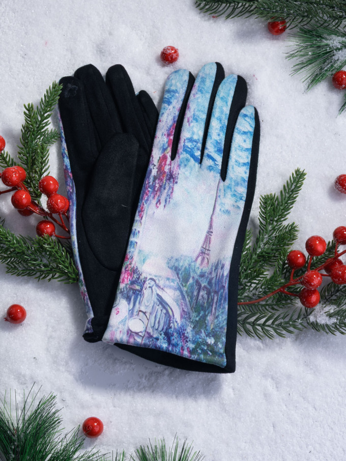 Перчатки женские Ангел 111-24 Эйф.башня