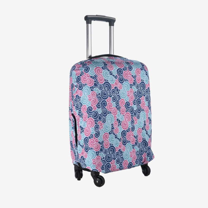 Чехол для чемодана Восьмерки размер L цветной Чехол для чемодана Восьмерки размер L цветной