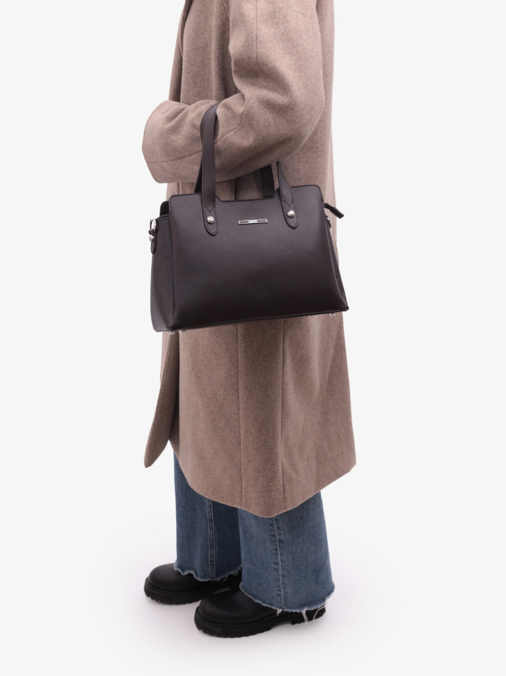 Сумка женская Karya 2390 тёмно-коричневая Сумка женская Karya 2390 тёмно-коричневая