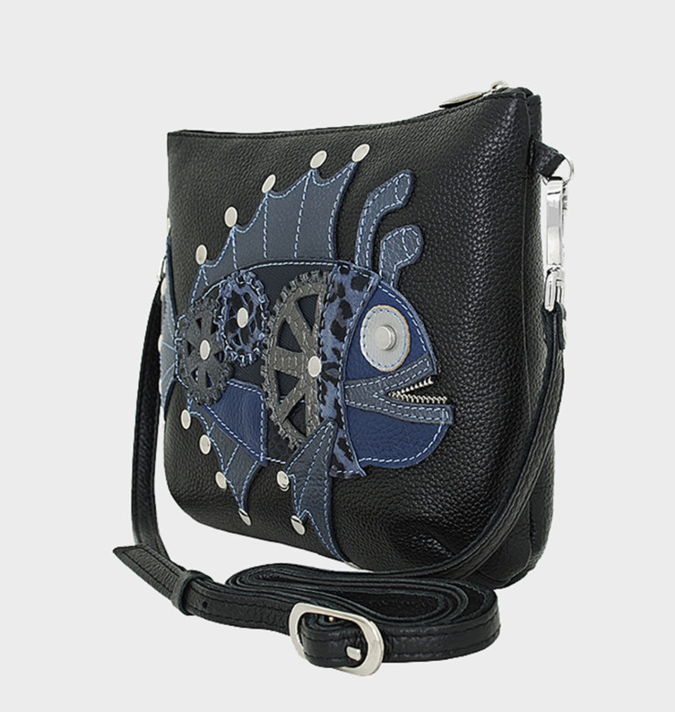 Сумка женская Protege, ДС-261-151 Рыба техно - мокко-кирпич