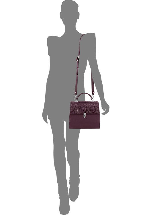 Сумка женская Protege Ц-510 капучино флотер+крокодил