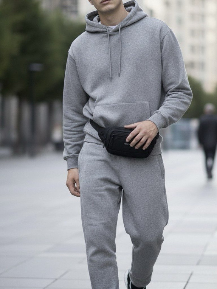 Сумка на пояс Baggins 80001 черная