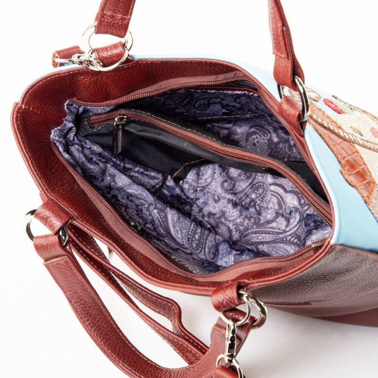 Сумка женская Protege, ДС-189-83 Сова №2 мокко