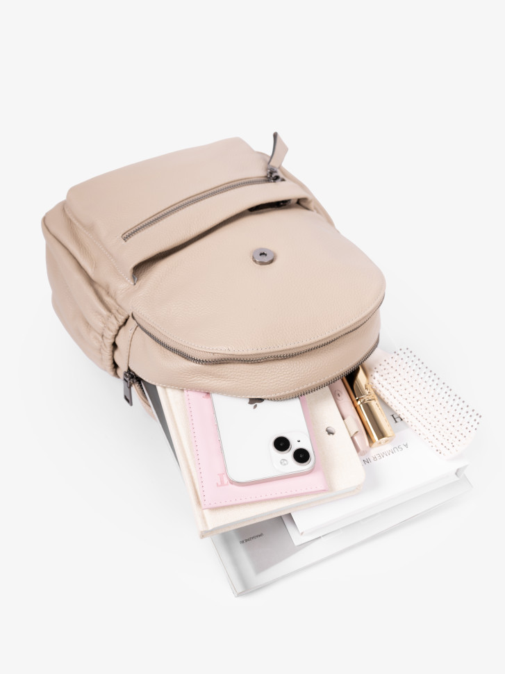 Рюкзак женский Cciline, Л6716 бежевый Рюкзак женский Cciline, Л6716 бежевый