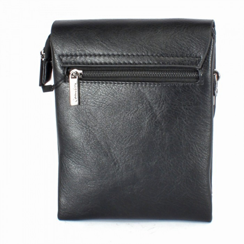 Мужская сумка-планшет из экокожи Cantlor Y03-1 чёрная