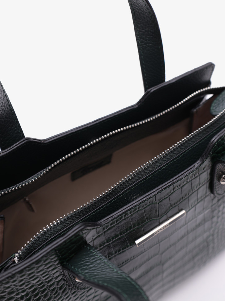 Сумка женская Karya 2390 зелёный крокодил Сумка женская Karya 2390 зелёный крокодил