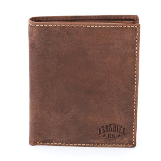 Бумажник KLONDIKE, KD1111-03 Yukon коричневый