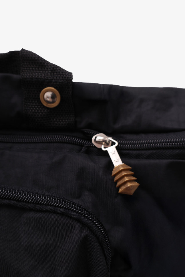 Сумка-трансформер дорожная хозяйственная на 2 колёсах TsV 526,22 чёрная/бронза