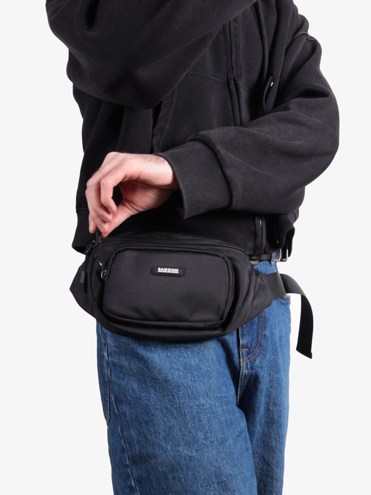 Сумка на пояс Baggins 35011 чёрная