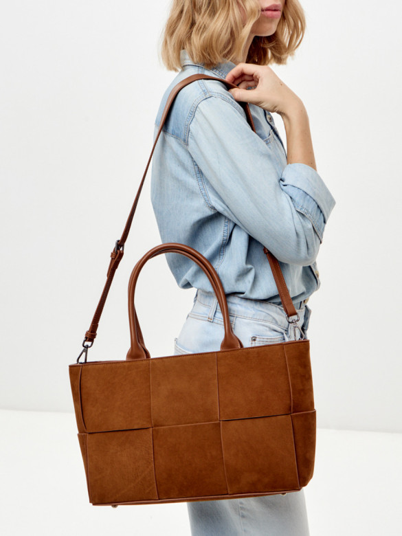 Сумка Curanni 9847 замша рыжая