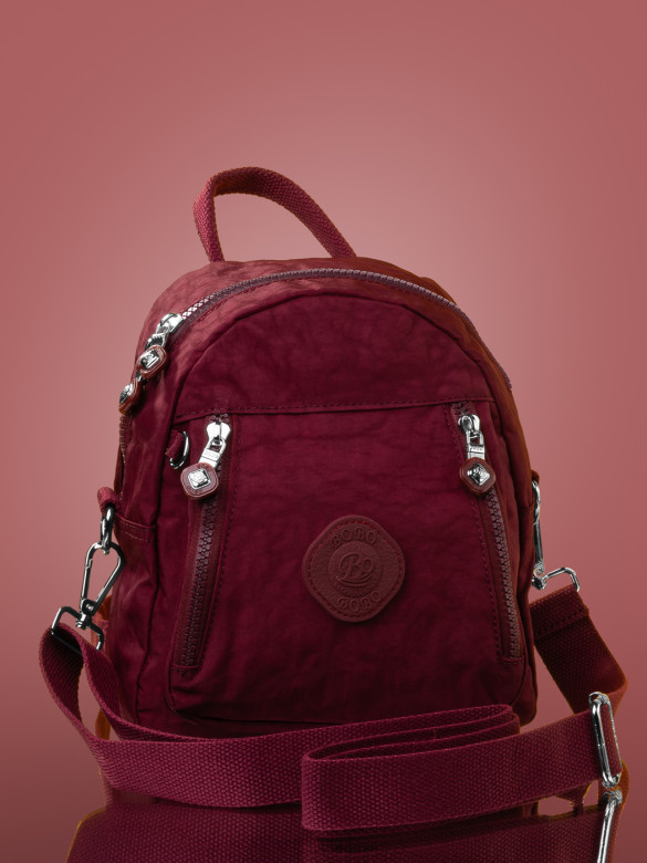 Рюкзак-сумка женский Bobo 8304-8 бордо Рюкзак-сумка женский Bobo 8304-8 бордо