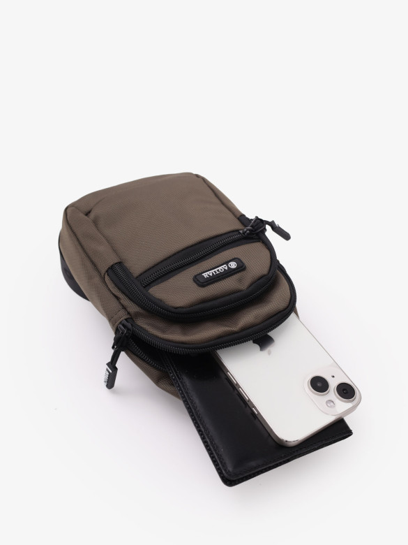 Рюкзак на одно плечо An 65365 хаки Рюкзак на одно плечо An 65365 хаки