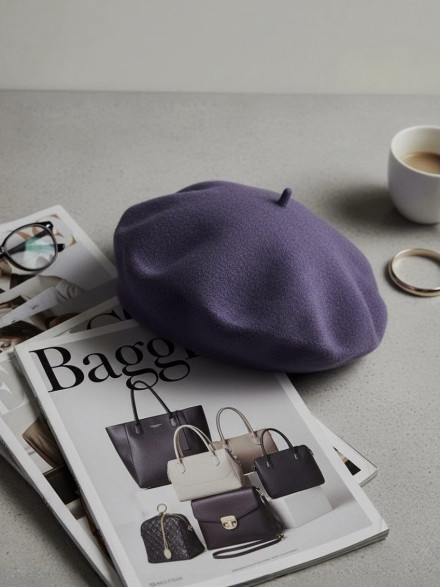 Берет женский Stigler, ягодный джем Берет женский Stigler, ягодный джем