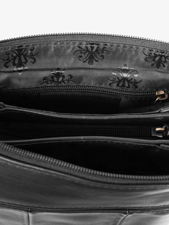 Сумка мужская zн ALEXX ALG0108 черная наппа