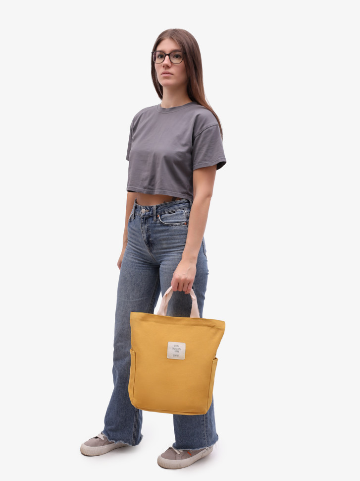 Сумка-шопер Living Traveling Share, Б 6005 жёлтая