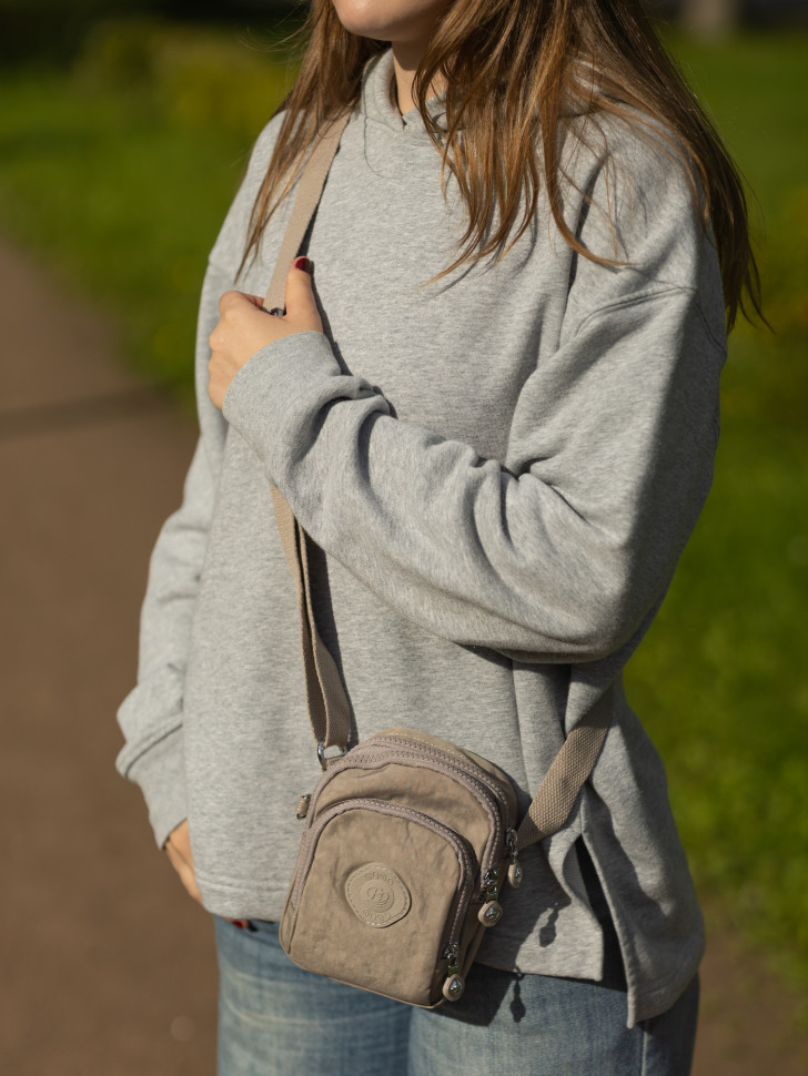 Сумка женская Bobo Б 3602-2 тёмно-бежевая Сумка женская Bobo Б 3602-2 тёмно-бежевая