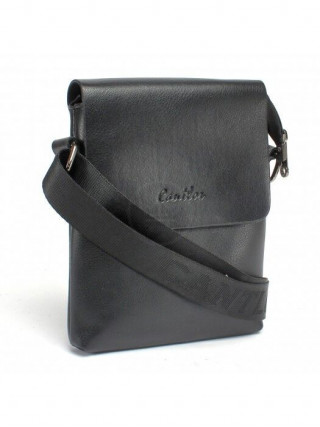 Мужская сумка-планшет из экокожи Cantlor 161S-5 чёрная