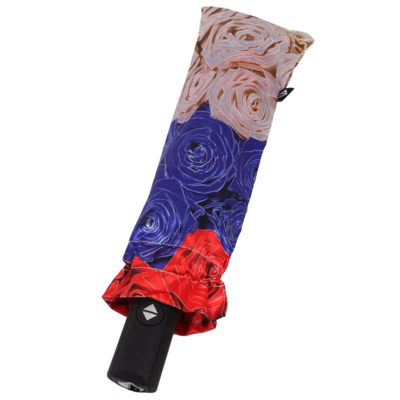 Зонт женский Flioraj 231202 белый цветы