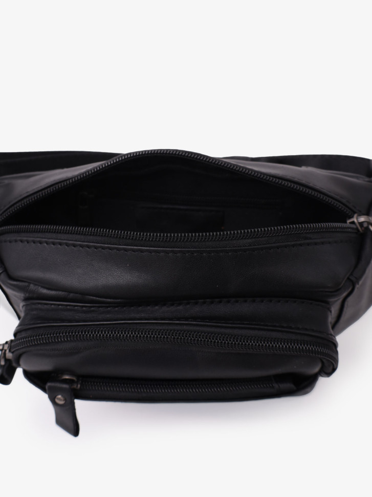 Сумка на пояс Baggins Б 0168 черная Сумка на пояс Baggins Б 0168 черная