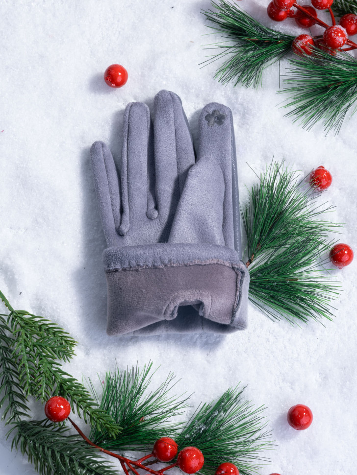 Перчатки женские HAVVS 6026 серые