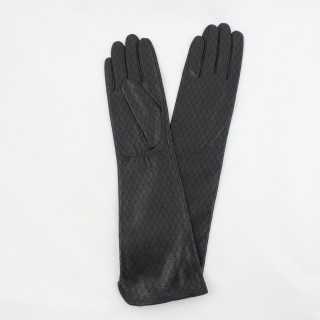 Перчатки женские Nice Ton 125 чёрные 45 см