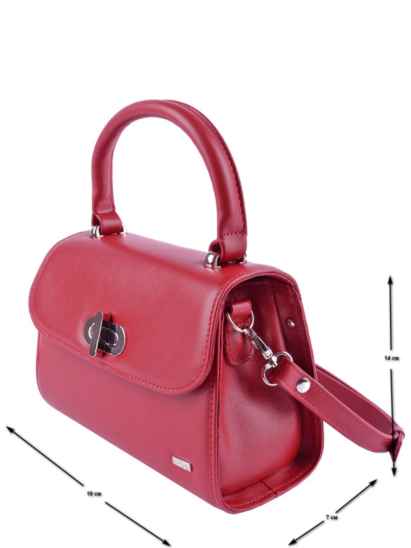 Сумка Esse 76864 ПОЛЛИ RED кожа алая