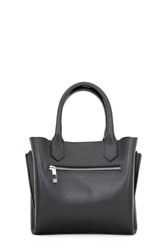 Сумка женская Protege Ц-599.8 чёрная гладкая Сумка женская Protege Ц-599.8 чёрная гладкая