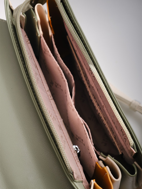 Сумка Valle Mitto 89728 beige/green