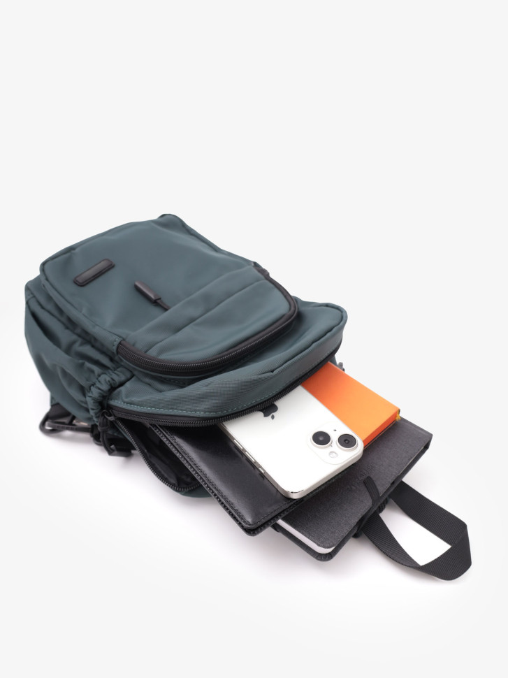 Рюкзак на одно плечо An 35012 зелёный Рюкзак на одно плечо An 35012 зелёный