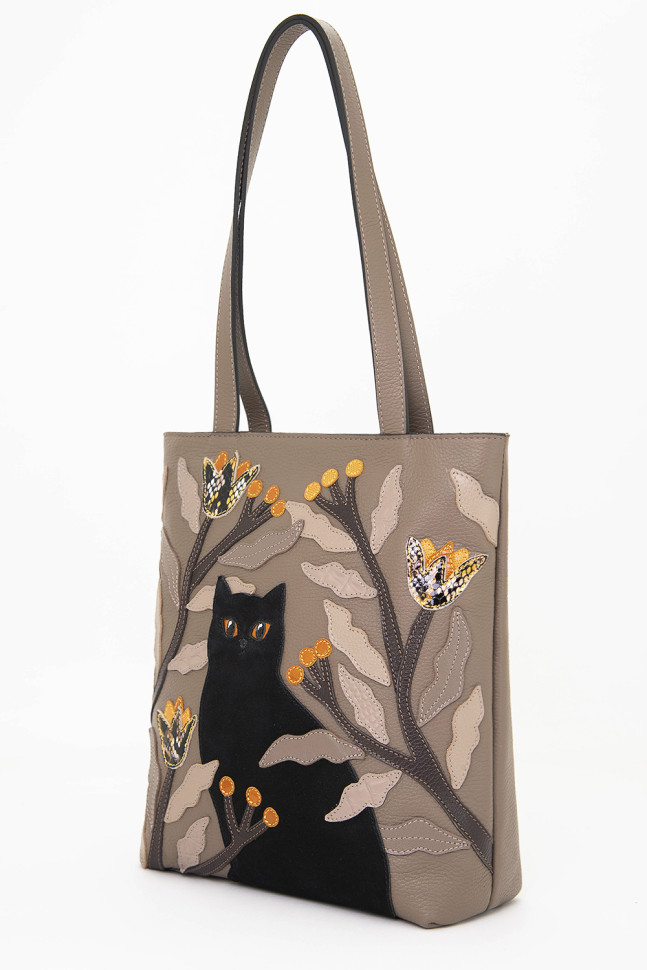 Сумка Protege Д.С.-517-317 "Кот №54" т.капучино флотер Сумка Protege Д.С.-517-317 "Кот №54" т.капучино флотер