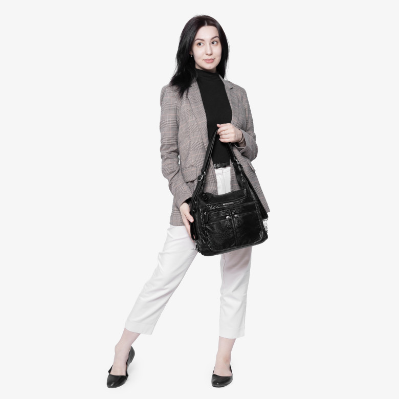 Сумка-рюкзак Runyi, А803 черная Сумка-рюкзак Runyi, А803 черная