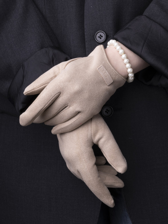 Перчатки женские Baggins 6026-1 бежевые Перчатки женские Baggins 6026-1 бежевые