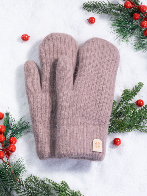 Варежки женские  Корона 6559 пер.роза