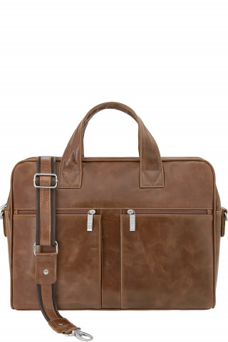 Деловая сумка мужская Protege, Ц-280 - коричневый пулл ап