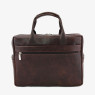 Портфель мужской из кожи Maxsimo Tarnavsky 1023 коричневый коньяк