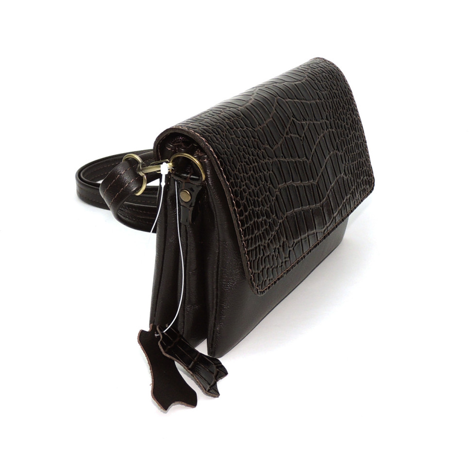 Коричневая женская кожаная сумка Natalia Kalinovskaya «Кора»