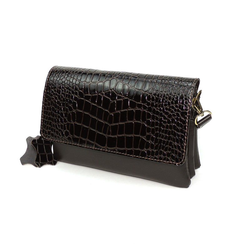 Коричневая женская кожаная сумка Natalia Kalinovskaya «Кора»