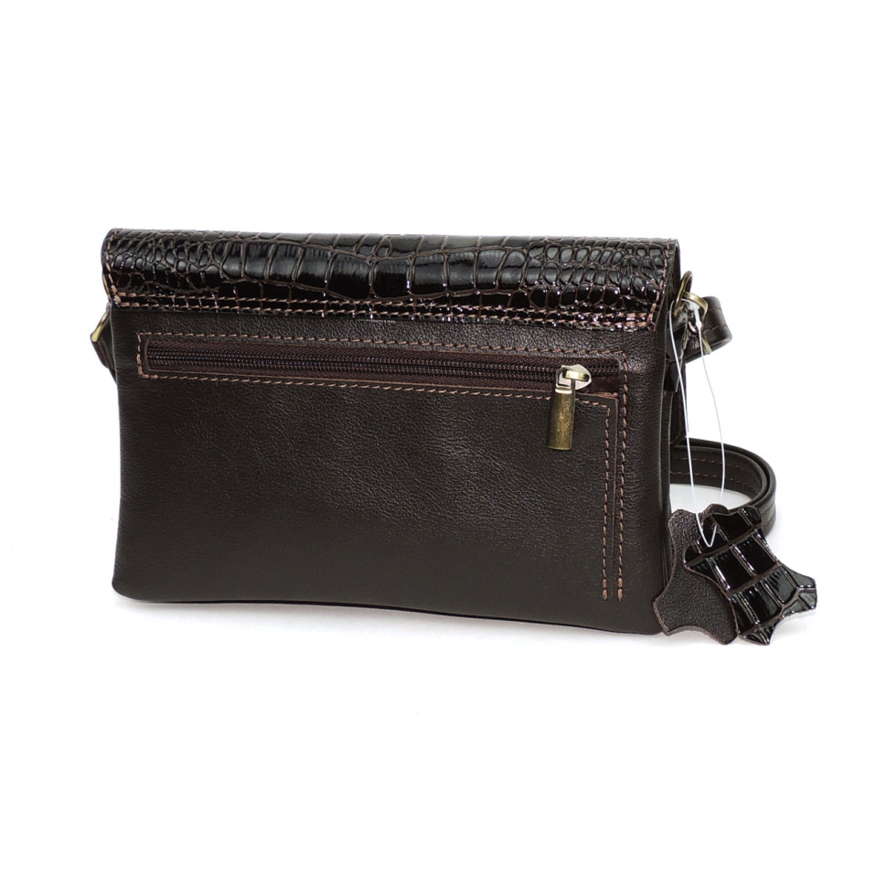 Коричневая женская кожаная сумка Natalia Kalinovskaya «Кора»