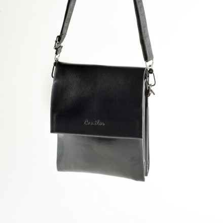 Мужская сумка-планшет из экокожи Cantlor L871M-5 чёрная Мужская сумка-планшет из экокожи Cantlor L871M-5 чёрная