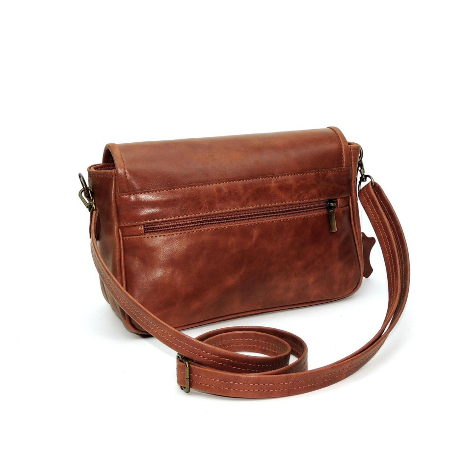 Женская сумка Natalia Kalinovskaya, «Спринг» с тиснением рыжая Женская сумка Natalia Kalinovskaya, «Спринг» с тиснением рыжая