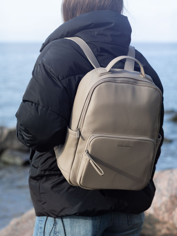 Рюкзак городской David Jones 7841 warm taupe Рюкзак городской David Jones 7841 warm taupe