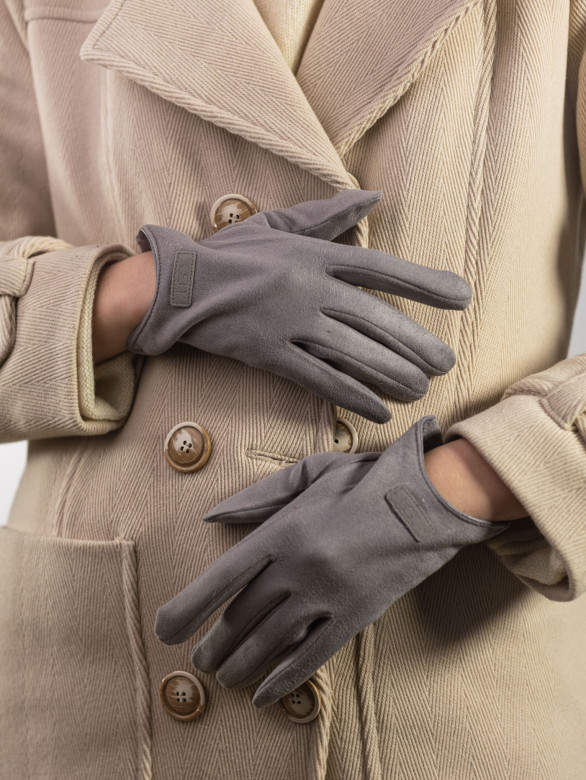 Перчатки женские Baggins 6026-1 серые