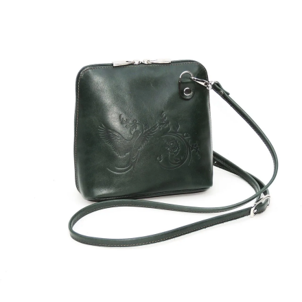 Женская кожаная сумка Natalia Kalinovskaya С83п-631 зеленая Женская кожаная сумка Natalia Kalinovskaya С83п-631 зеленая