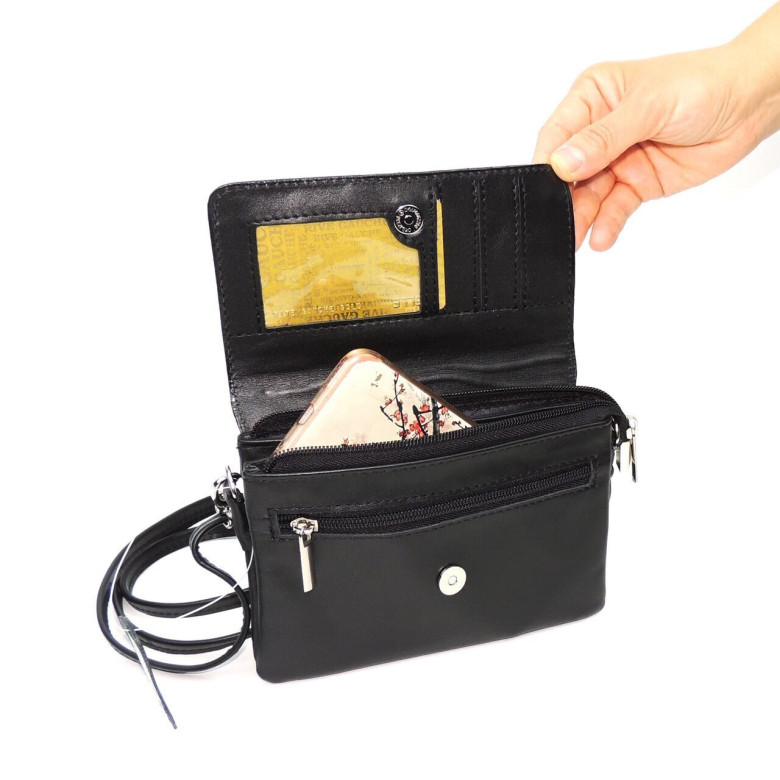 Сумка женская Natalia Kalinovskaya, С53.2 чёрная Сумка женская Natalia Kalinovskaya, С53.2 чёрная