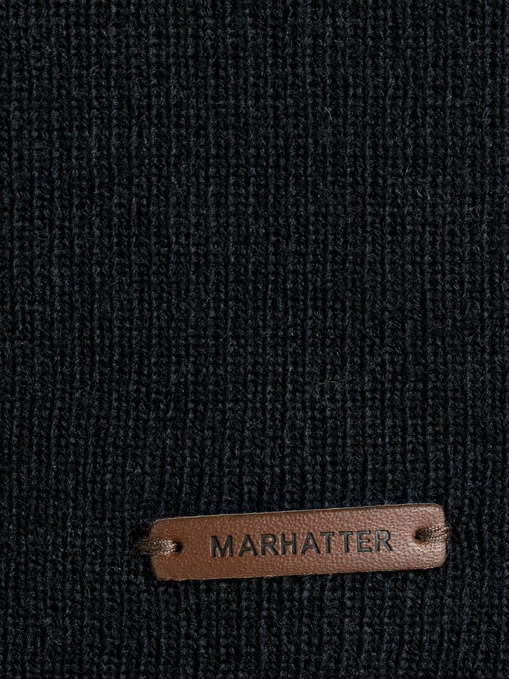 Шапка мужская 12073 MARHATTER чёрная (57-59) Шапка мужская 12073 MARHATTER чёрная (57-59)