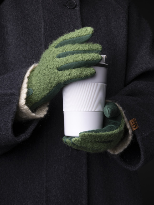 Перчатки женские Baggins зеленые Перчатки женские Baggins зеленые