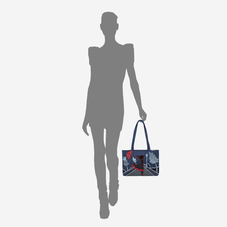 Сумка женская Protege, ДС-249-129 Город №18 синяя Сумка женская Protege, ДС-249-129 Город №18 синяя